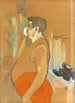 Monsieur Caudieux Kaffeehaus-Schauspieler - Henri de Toulouse-Lautrec — Ansicht des Kunstwerks