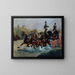 Schöner Souvenir vom Spaziergang der Engländer - Henri de Toulouse-Lautrec — gerahmtes Bild an der Wand
