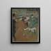 Quadrille am Moulin Rouge - Henri de Toulouse-Lautrec — gerahmtes Bild an der Wand