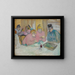 Die Damen im Esszimmer - Henri de Toulouse-Lautrec — gerahmtes Bild an der Wand