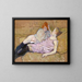 Le Canapé - Henri de Toulouse-Lautrec — gerahmtes Bild an der Wand