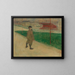 Tristan Bernard am Buffalo-Velodrom - Henri de Toulouse-Lautrec — gerahmtes Bild an der Wand