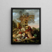 Muscheln und Meerespflanzen - Henricus Franciscus Wiertz — gerahmtes Bild an der Wand