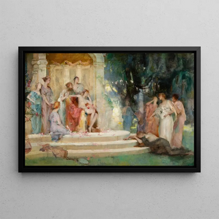 Henrietta Rae - Sketch for Psyche before the throne of Venus.webp