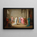 Eine Besuch im Inneren eines Harems - Henriette Browne — gerahmtes Bild an der Wand
