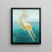 Badenymphe - Henrik Schouboe — gerahmtes Bild an der Wand