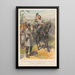 Das Gemälde Der General Pickett erhält den Befehl zum Angriff von General Longstreet Gettysburg 3. Juli 1864 - Henry Alexander Ogden — gerahmtes Bild an der Wand