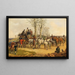 En route pour la rencontre - Henry Alken Jr. — gerahmtes Bild an der Wand