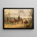 La rencontre - Henry Alken Jr. — gerahmtes Bild an der Wand