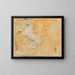 Zentralmedaillons des Fries von Phidias am Parthenon - Henry Bacon — gerahmtes Bild an der Wand
