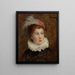 Portrait eines jungen Jungen - Henry Bacon — gerahmtes Bild an der Wand