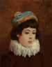 Portrait einer jungen Frau - Henry Bacon — Ansicht des Kunstwerks