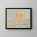 Fassadenseite west des Parthenon - Henry Bacon — gerahmtes Bild an der Wand