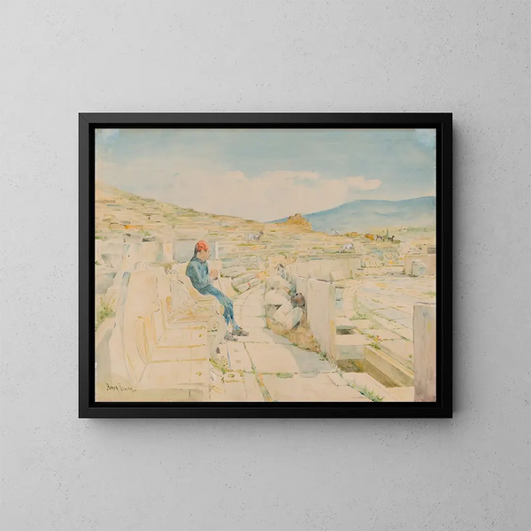Theater des Dionysos - Henry Bacon — gerahmtes Bild an der Wand