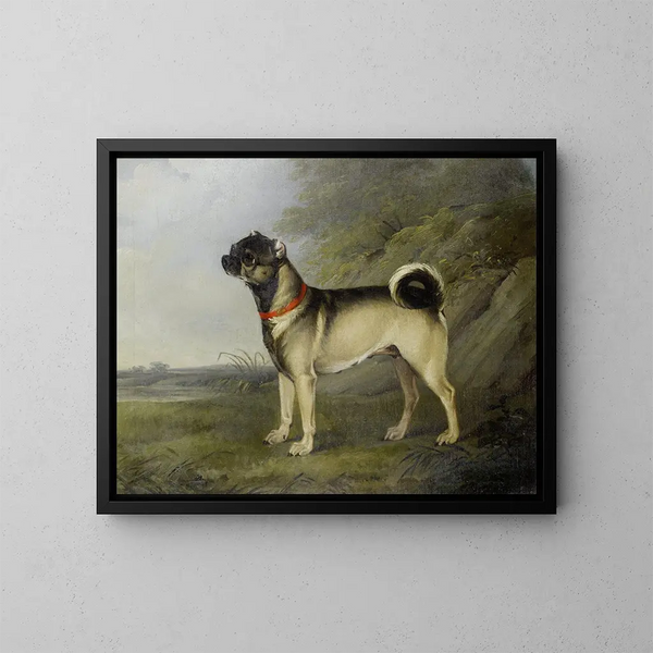 Eine Lieblings-Englische Bulldogge - Henry Bernard Chalon — gerahmtes Bild an der Wand