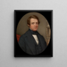 Portrait eines Edelmanns - Henry Brintnell Bounetheau — gerahmtes Bild an der Wand