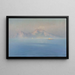 Capri, steiler Küstenabschnitt mit Meerblick - Henry Brokman — gerahmtes Bild an der Wand