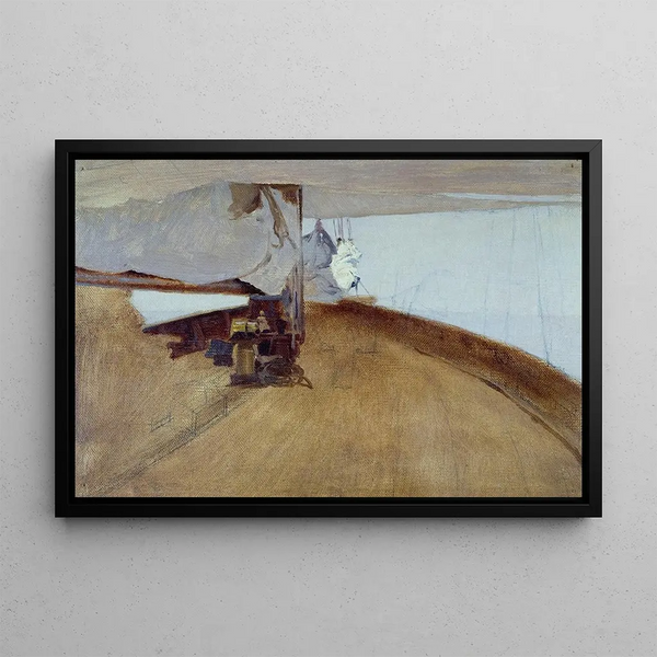 Pont avant de l'Alda - Henry Brokman — gerahmtes Bild an der Wand