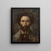 Selbstporträt - Henry Cros — gerahmtes Bild an der Wand