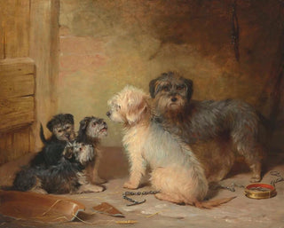 Die Familie Dandie Dinmont - Henry Calvert — Ansicht des Kunstwerks