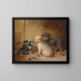 Die Familie Dandie Dinmont - Henry Calvert — gerahmtes Bild an der Wand