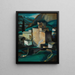 Stadtlandschaft in Italien - Henry Ericsson — gerahmtes Bild an der Wand