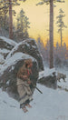 Der indianische Bärenjäger - Henry Farny — Ansicht des Kunstwerks