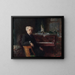 Portrait von Gabriel Fauré 1845-1924, Komponist - Henry Farr — gerahmtes Bild an der Wand