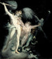Satan und der Tod mit der Intervention der Sünde - Henry Fuseli — Ansicht des Kunstwerks