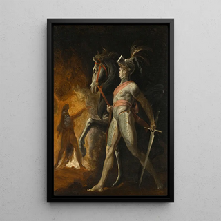 Henry Fuseli - The Meeting Of Sir Hon Of Bordeaux And Scherasmin In The Libanon Cave From Wielands Oberon.webp