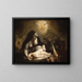 Die Hexe der Nacht besucht die Hexen Lapplands - Henry Fuseli — gerahmtes Bild an der Wand