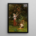 Im Obstgarten, Couen, Frankreich - Henry George Todd — gerahmtes Bild an der Wand