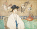 Der schwarze Hut von Mademoiselle Dorothy Hart - Henry Golden Dearth — Ansicht des Kunstwerks