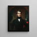 Ein Gentleman der Familie Wilkes - Henry Inman — gerahmtes Bild an der Wand