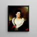 Portrait de Mme James W. Wallack - Henry Inman — gerahmtes Bild an der Wand