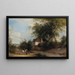 Reisende vor einer Landgasthof - Henry John Boddington — gerahmtes Bild an der Wand