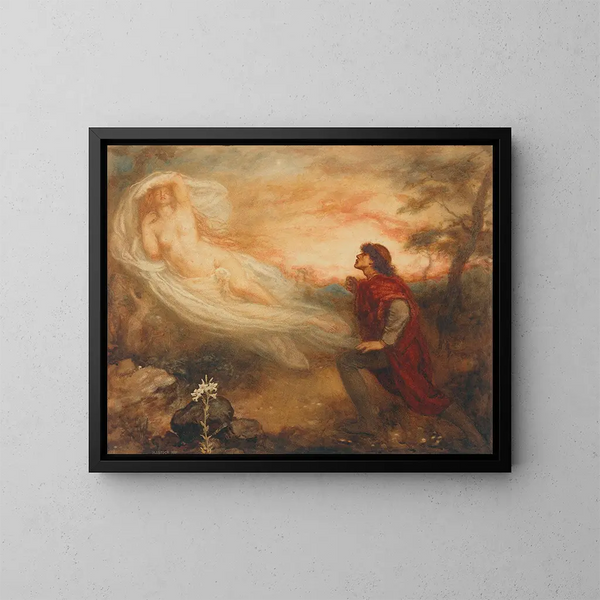 Der Traum der Dichter. Die Suche nach dem Ideal - Henry John Stock — gerahmtes Bild an der Wand