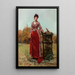 Au cadran solaire - Henry John Yeend King — gerahmtes Bild an der Wand