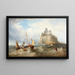 Mont Saint-Michel, Cornwall - Henry King Taylor — gerahmtes Bild an der Wand