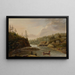 Moulin de Cheevers an der St. Croix-Fluss - Henry Lewis — gerahmtes Bild an der Wand