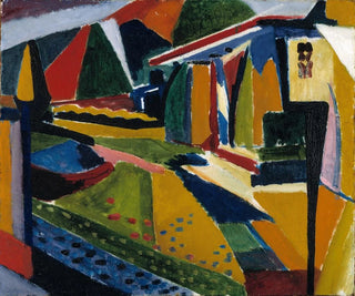 Abstraktes Landschaftsbild - Henry Lyman Saen — Ansicht des Kunstwerks