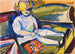 Kind auf einem Sofa - Henry Lyman Saen — Ansicht des Kunstwerks