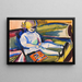 Kind auf einem Sofa - Henry Lyman Saen — gerahmtes Bild an der Wand