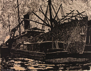 Liner und Schlepper - Henry Lyman Saen — Ansicht des Kunstwerks