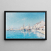 Der Fischereihafen im Süden Frankreichs in Martigues - Henry Malfroy — gerahmtes Bild an der Wand