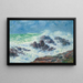 Großwetterlage in Saint-Grenoble, Pointe de Penmarch - Henry Moret — gerahmtes Bild an der Wand