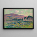 Lande bretonne - Henry Moret — gerahmtes Bild an der Wand