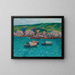 Les barques Dolan - Henry Moret — gerahmtes Bild an der Wand