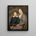 Mme William T. Evans und ihr Sohn - Henry Oliver Walker — gerahmtes Bild an der Wand