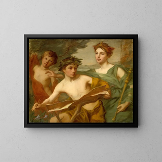 Musa Regina - Henry Oliver Walker — gerahmtes Bild an der Wand